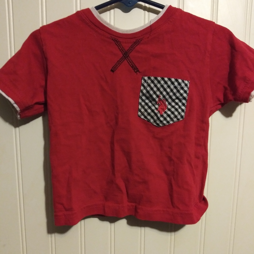Red U.S. Polo Assn. Tee shirt